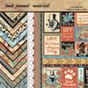 12 Sheets Retro Dashboard Journal Collage Paper and DIY Sticker Set