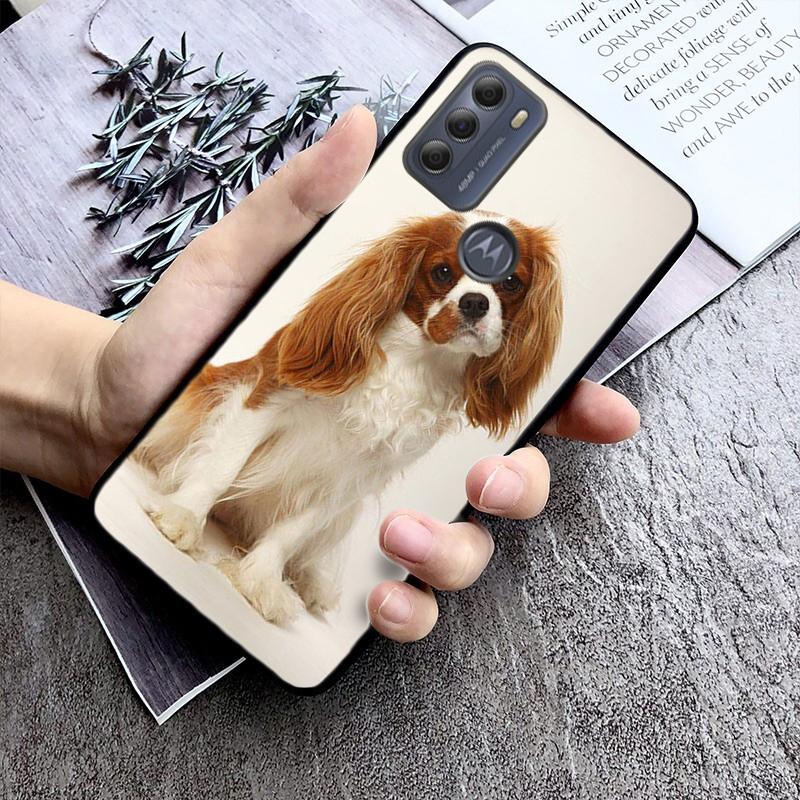 Custodia Carina per Telefono con Cuccioli di Cane per Motorola Moto G 5G G50 G60S G100 G Stylus G9 G8 G7 Power G Pure G8 Play G7 Plus G60