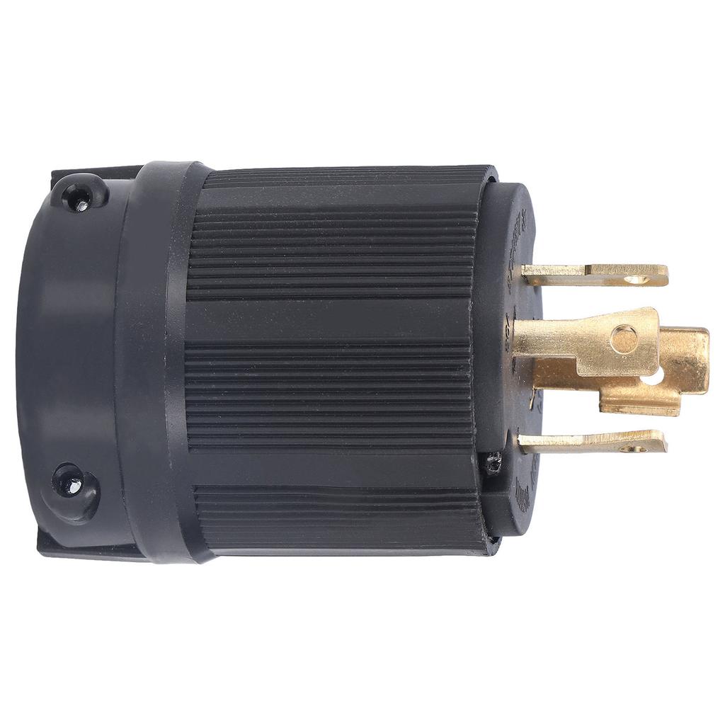 Verriegelungsstecker PA66 Kunststoff Messing 4-Loch Generatorstecker für Trockner 30A 277 480V