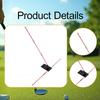 Golf Alignment Sticks Holder Practice Rod Yard Posture Correctors for Golfer with Angle Plate
