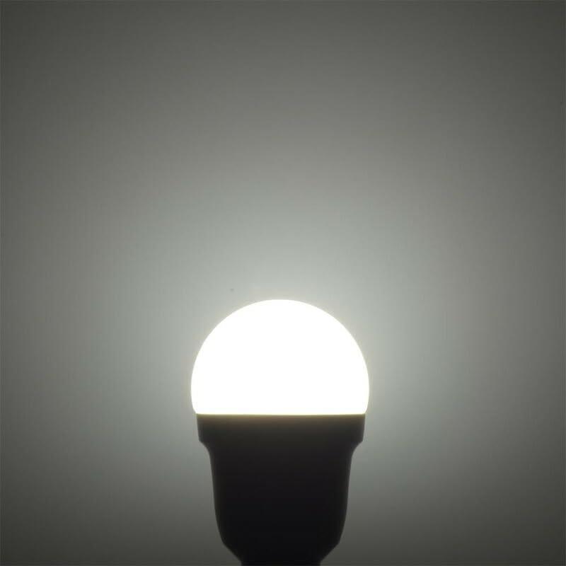 OHM Electric Small LED Bulb E17 Base 60W Equivalent Natural Light Day White 2-Pack LDA6N-G-E17 IS53 2P