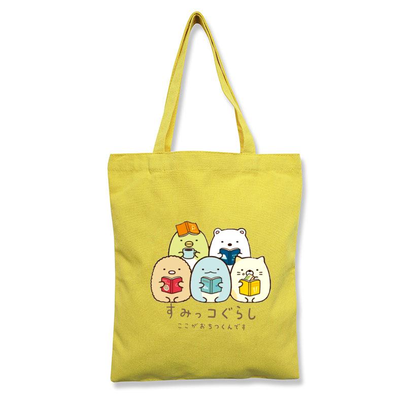 Corner Creature Cute Canvas Bag Tote Bag Printed Cloth Bag Shopping Tote Bag