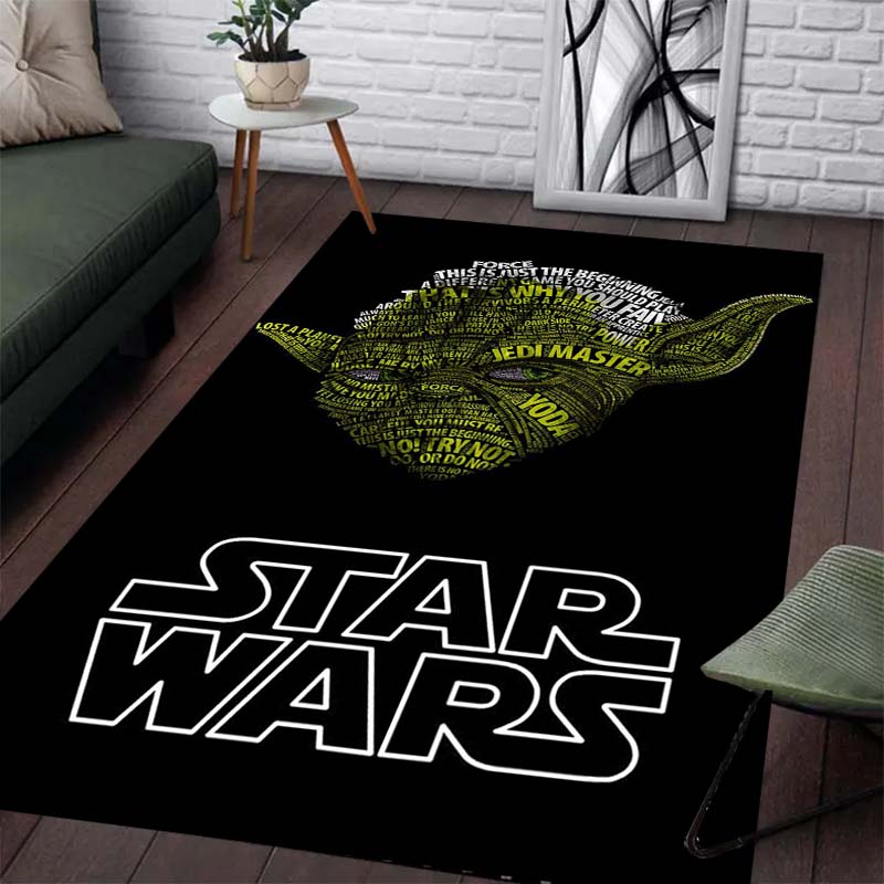 Stylish Star Wars Pattern Carpet - Non-slip Kitchen and Outdoor Carpet, Home and Bedroom Decoration Items, Birthday Gift
