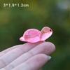 1 Stück Bunte Leuchtende Mini Schildkröte Mikro Landschaft Figur Ornament DIY Leuchtende Schildkröte Miniatur Statue Topfgarten Dekor