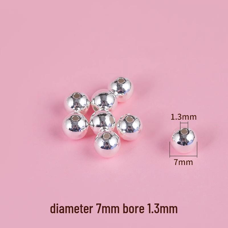 Perles Libres en Argent Sterling 925 pour la Fabrication de Bijoux DIY: Perles intercalaires pour bracelets et colliers