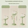 Travel Toiletry Set with Mouthwash Cup Toothbrush Station Toothpaste Storage Integrated Organizer Drainage Design Bathroom Holder