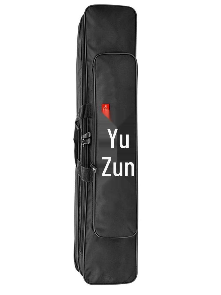 Waterproof Double-Layer Fishing Gear Backpack - Large Capacity, Wear-Resistant Rod Bag with Hand and Back Carry Options