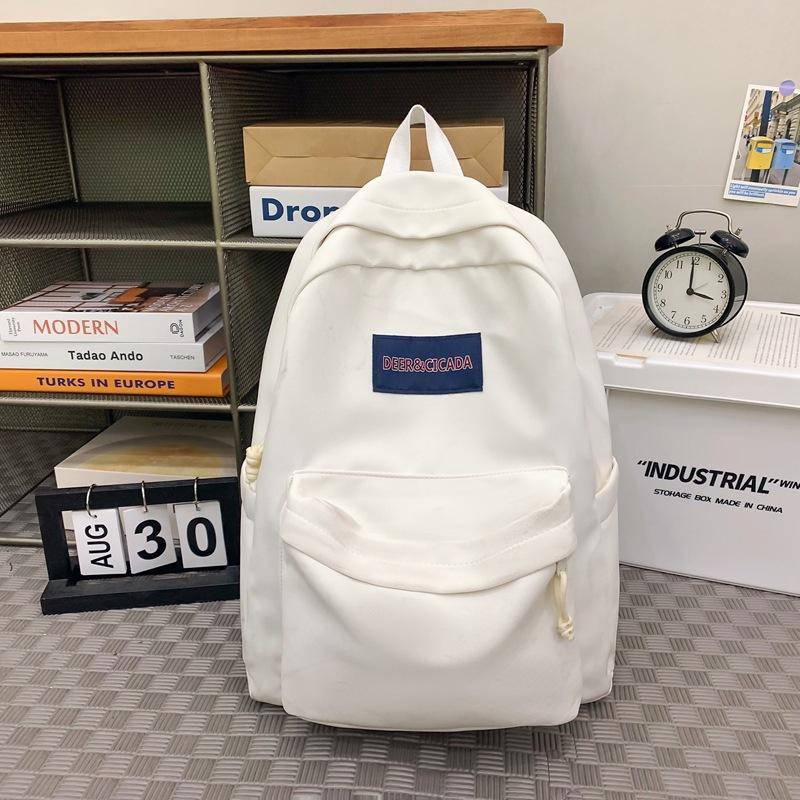 

Школьная сумка, женский рюкзак для школьников младших классов, мужской студенческий компьютерный рюкзак белый