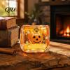 Portable Stress Ball Halloween Ghost Cube Squeeze Toy, Pumpkin Bat Relief with Clear Toy Snowflake, Hand Relaxation Sensory for Party Favors