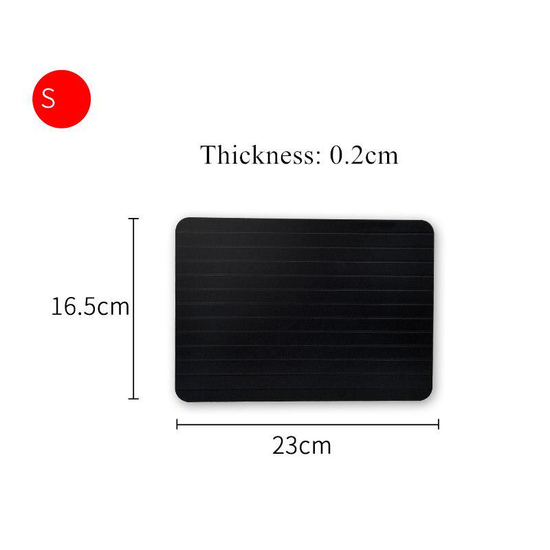 

Лоток для размораживания Размораживание замороженных продуктов Мясо Рыба за считанные минуты Домашний лоток для быстрой разморозки Без электричества Микроволновая печь 23x16.5