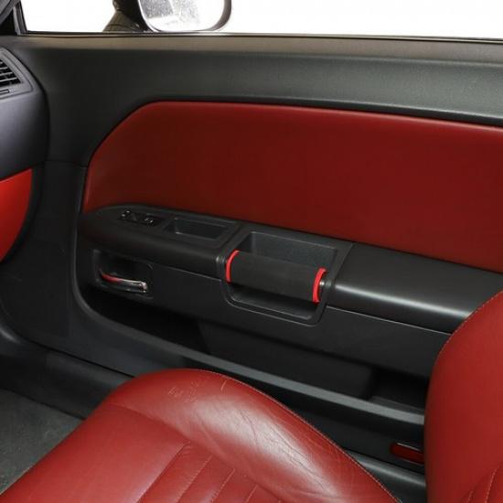 For 2009-2014 Dodge Challenger Door Handle Grab Cover Door Knob Cushion Pad Mat