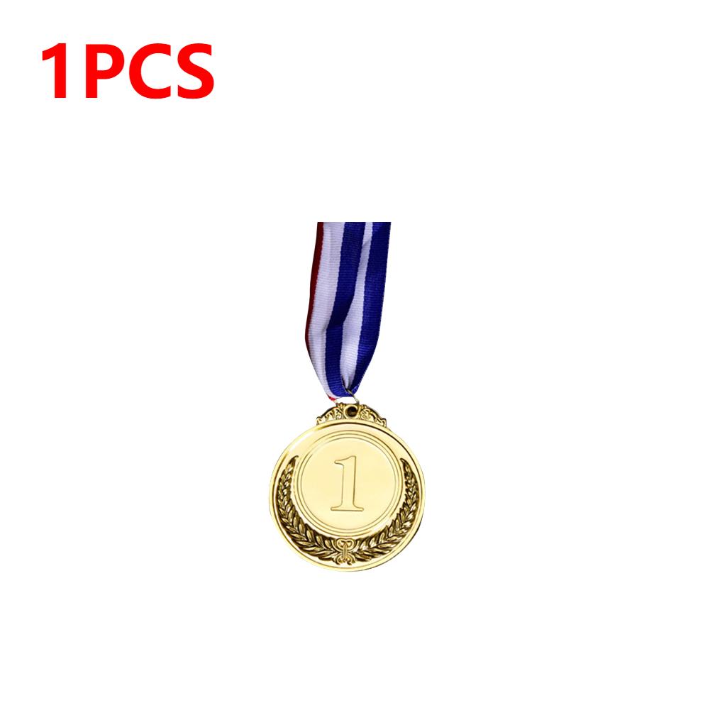 1-10pcs Gold Silver Bronze Prizes Winners Medals Sports Day Competitions Awards Medal Adults Children Outdoor Games Souvenir