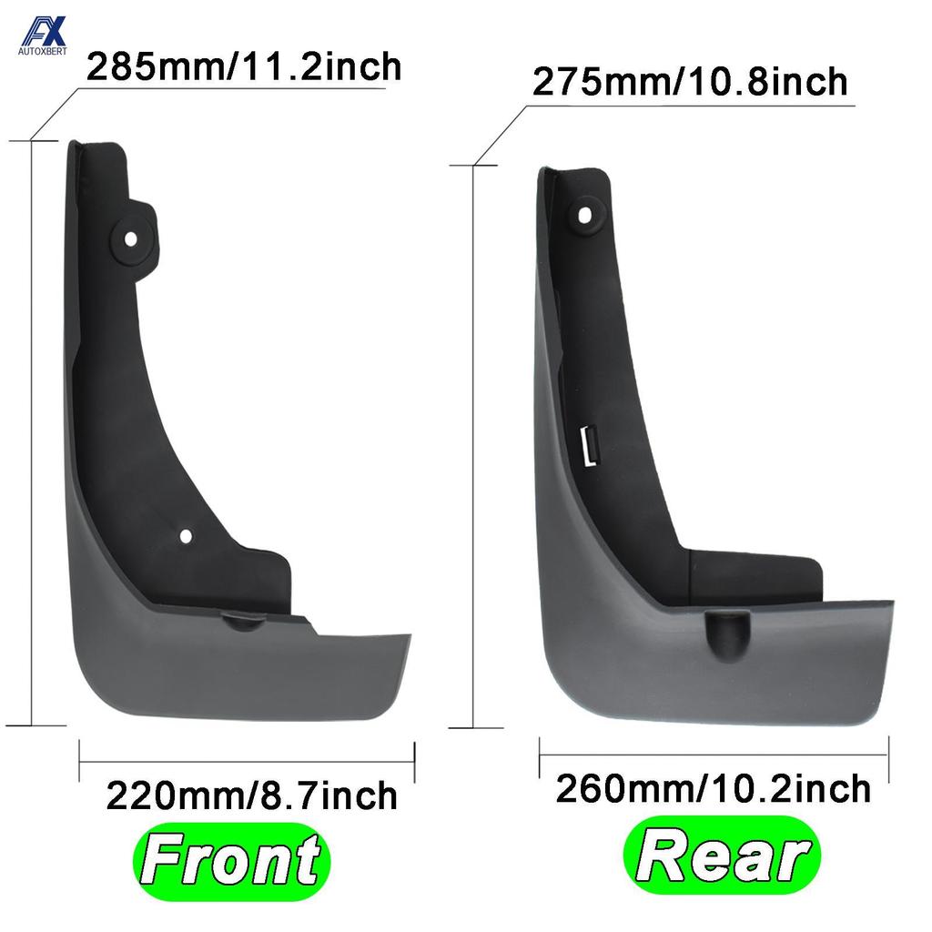 4x Mudflaps For Toyota Corolla Cross   Mud Guards Flaps Splash Guards Mudguards Fender Front Rear Car Accessories Wheel