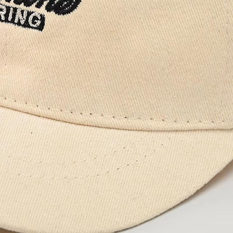 Casual Hat Short Baseball Brim For Women Men Embroidery Letters Cotton Peaked Hats Snapback Hip Hop Sports Sun Caps Bonnet