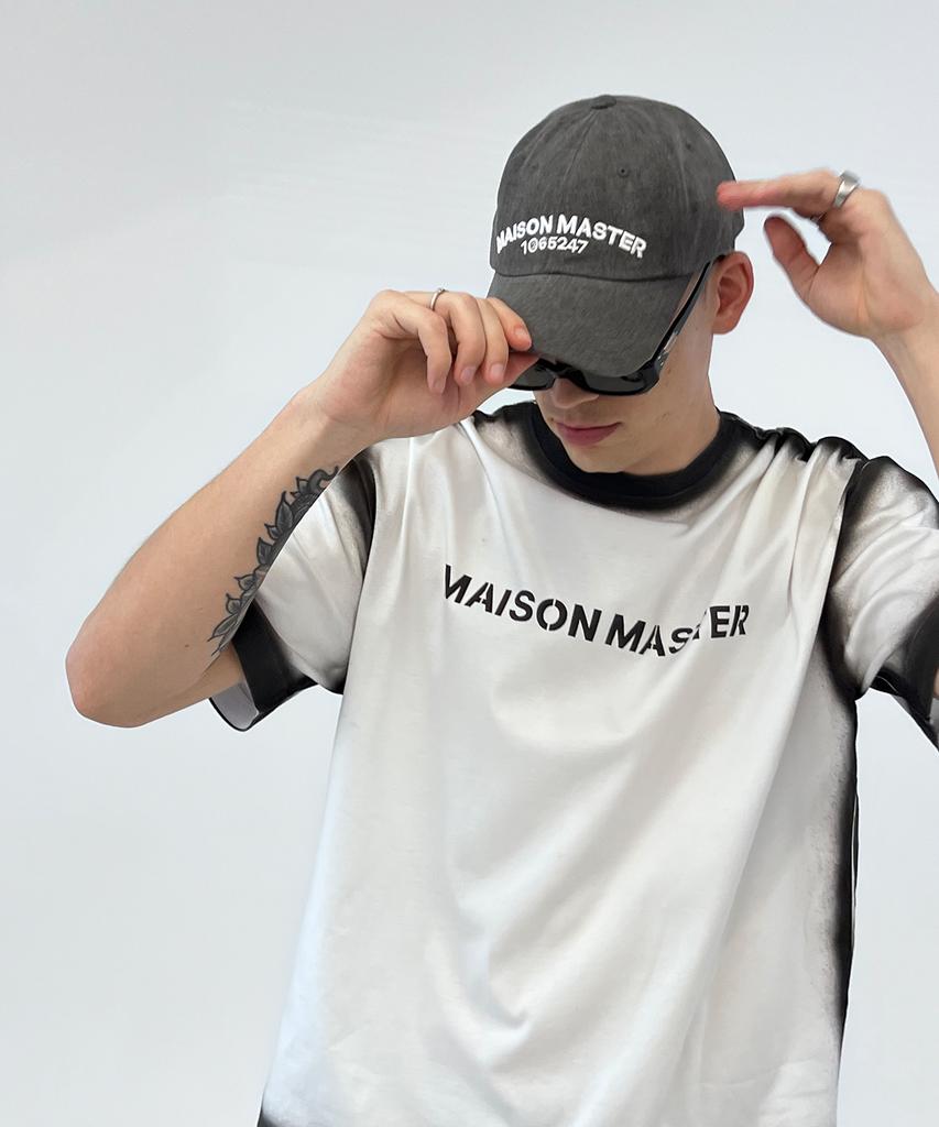 MAISON MASTER Pigment Curve Logo Ball Cap