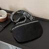 Fashion Corduroy Waist Bag Multi-pockets Zipper Crossbody Bags Wide Guitar Strap Shoulder Bags Outdoor