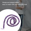 Natural Purple Stone Round Beads DIY Jewelry Bracelet Making Tool Accessory6mm 62pcs Beads