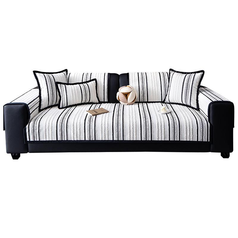 Chenier Sofa Cushion  New Four-Season Universal Seat Cushion Cream Wind Light Luxury High-End Sofa Cover