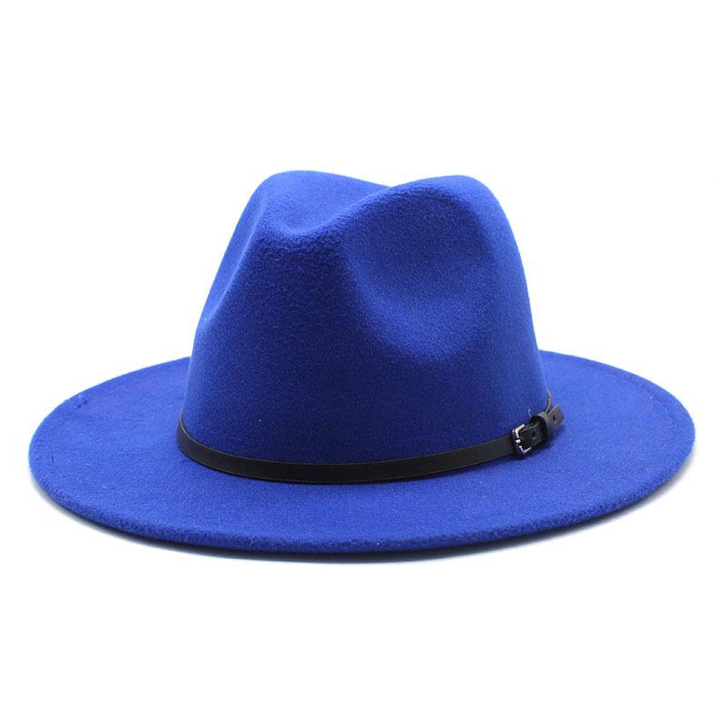 Hat Ladies Jazz Hat Seasonal British Retro Top Hat Ladies Trendy Ladies Woolen Gentleman Hat