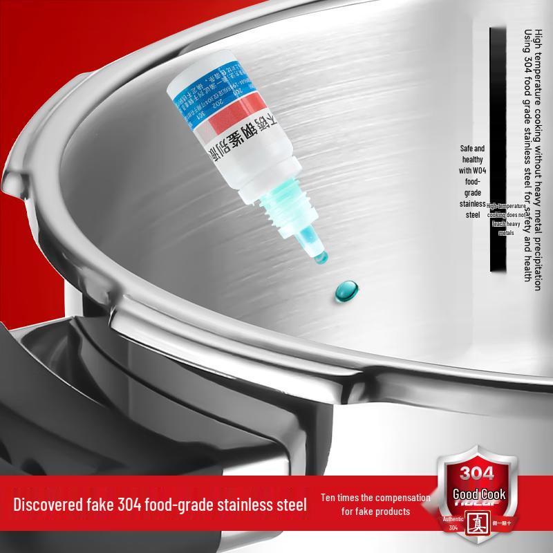 HOCUF 304 Stainless Steel Explosion-Proof Pressure Cooker