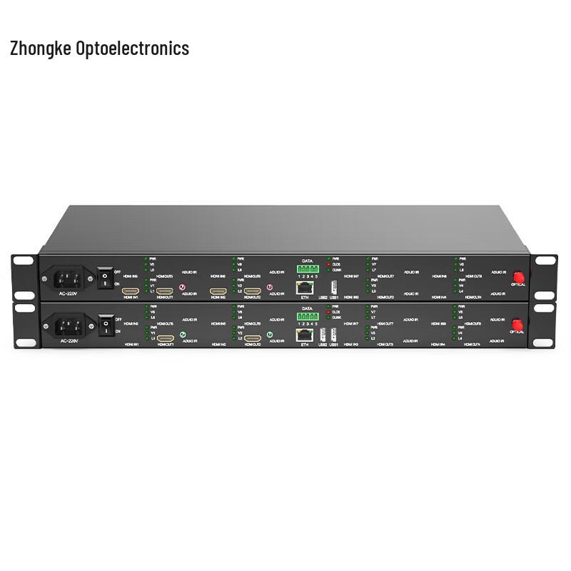 Zhongke Optoelectronics 2-Channel HDMI Fiber Optic Transceiver