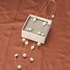 High Quality Women Layered Pearl Sweater Chain Necklace Collares De Moda Multi-layer Camellia Flower Long Necklace Party Jewelry