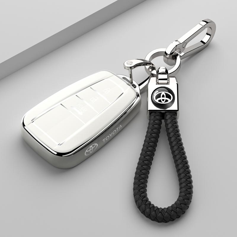 Fashion TPU Car Remote Key Case Cover Shell Fob For Toyota Corolla Prius VCBFDH5 Camry CHR C-HR RAV4 Altis Land Cruiser Prado Keyless