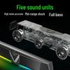 Newman V5 Gaming PC Soundbar Speaker with Mic
