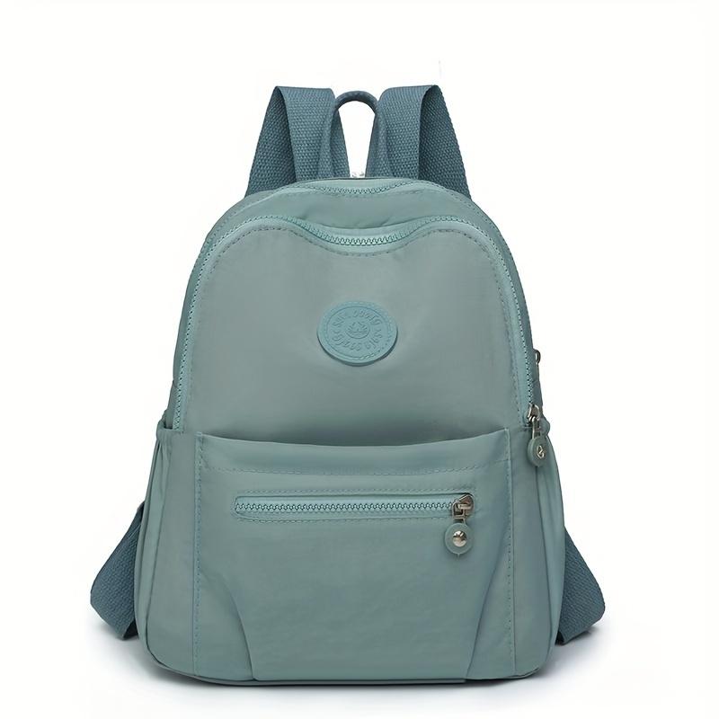 Zaino Casual alla Moda, Piccola Borsa Scolastica Multi Tasche, per Commissioni Quotidiane Attività all'Aperto Pendolarismo Quotidiano Borse con Manico Superiore