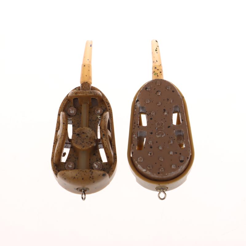 3/4/6 ks Krmítka na kapry Method Feeder, 20g/30g/40g/50g/60g Rybářská krmítka s formičkou pro rychlé uvolnění, Příslušenství pro lov kaprů