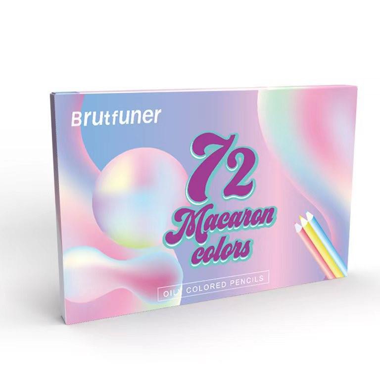 Brutfuner 180 Oil & Water-Soluble Colored Pencils Set for Drawing & Doodling - Ideal Gift