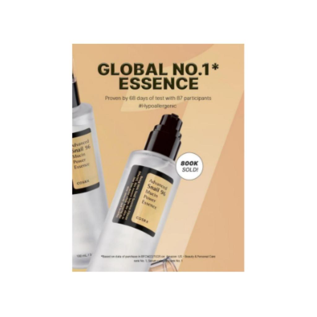 Essence puissante d'escargot avancée COSRX 96 Musin 100 ml