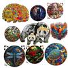 Panda A3 A4 A5 Wooden Puzzle For Adults Children Wood DIY Crafts Animal Shaped Holiday Gift Wooden Jigsaw Home Decoration