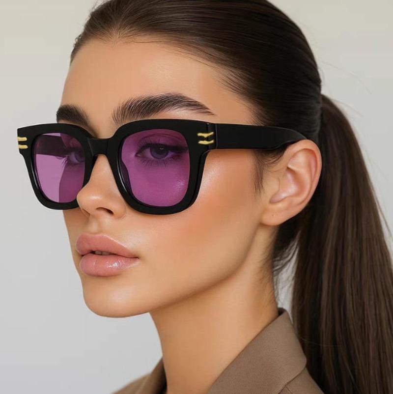 Square Oversized Sunglasses  Trendy Premium Uv Blocking Driving Sun Glasses For Men Women Personality Unisex Eyewear Shades