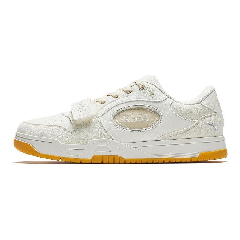 Anta Men s STG Klay Thompson PE Retro Cushioned Elevation Low-Top Skate Shoes White/Beige 912621812-6 39