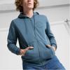 Puma Tonal Sportswear Hoodie With Brand Logo Print And Zip Men Tops Deep-Space-Gray 684732-25