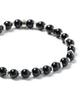 6mm Black Onyx Double Mix Seahorse Chip Bracelet (C2503AC1361_BK)