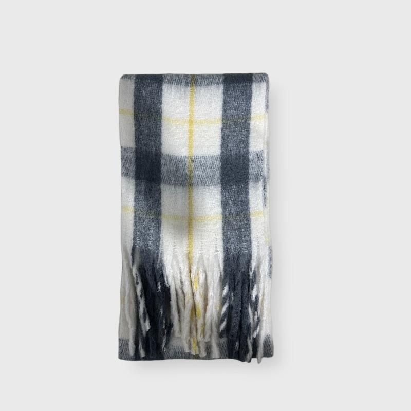 Winter neuer warmer Schal Damen Winter weich bequem süß Mode Schal helle Farbe verdickter Schal