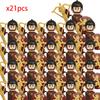 MOC Thrones Golden Armor Warrior Guard Jaime Lannister Barristan Selmy Meryn Trant Building Blocks Mini Action Figure Toys