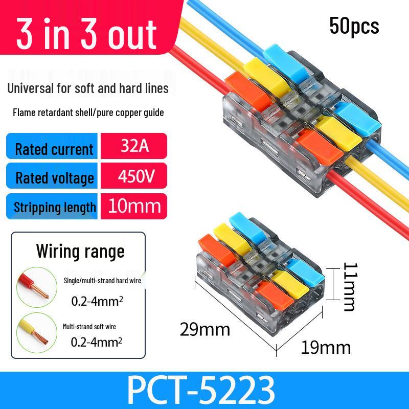 Compact Multi-Input/Output Quick Connector Terminal