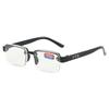Retro Half Frame Reading Glasses for Men Women HD Presbyopia Eyewear Fashion Eyeglasses +1.0 To +4.0