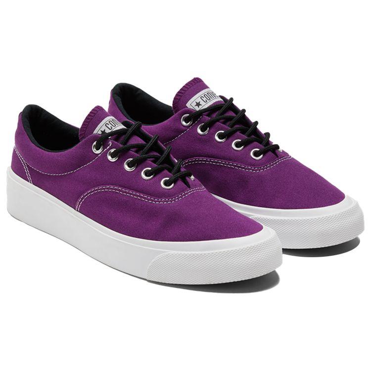 Converse Skid Grip 80 Canvas Nightfall Violet Unisex Sneaker Lila Schwarz Weiß 170942C