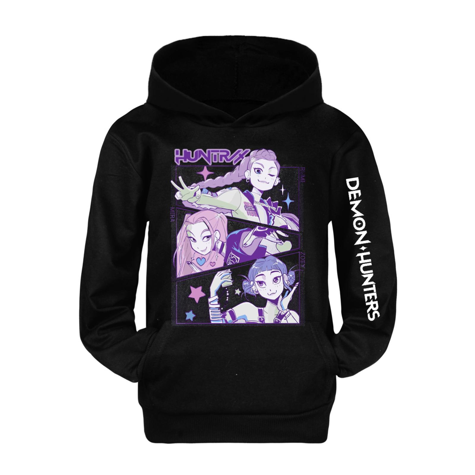 

Детский пуловер с длинным рукавом, свободного кроя, с принтом букв, капюшоном на шнурке 100