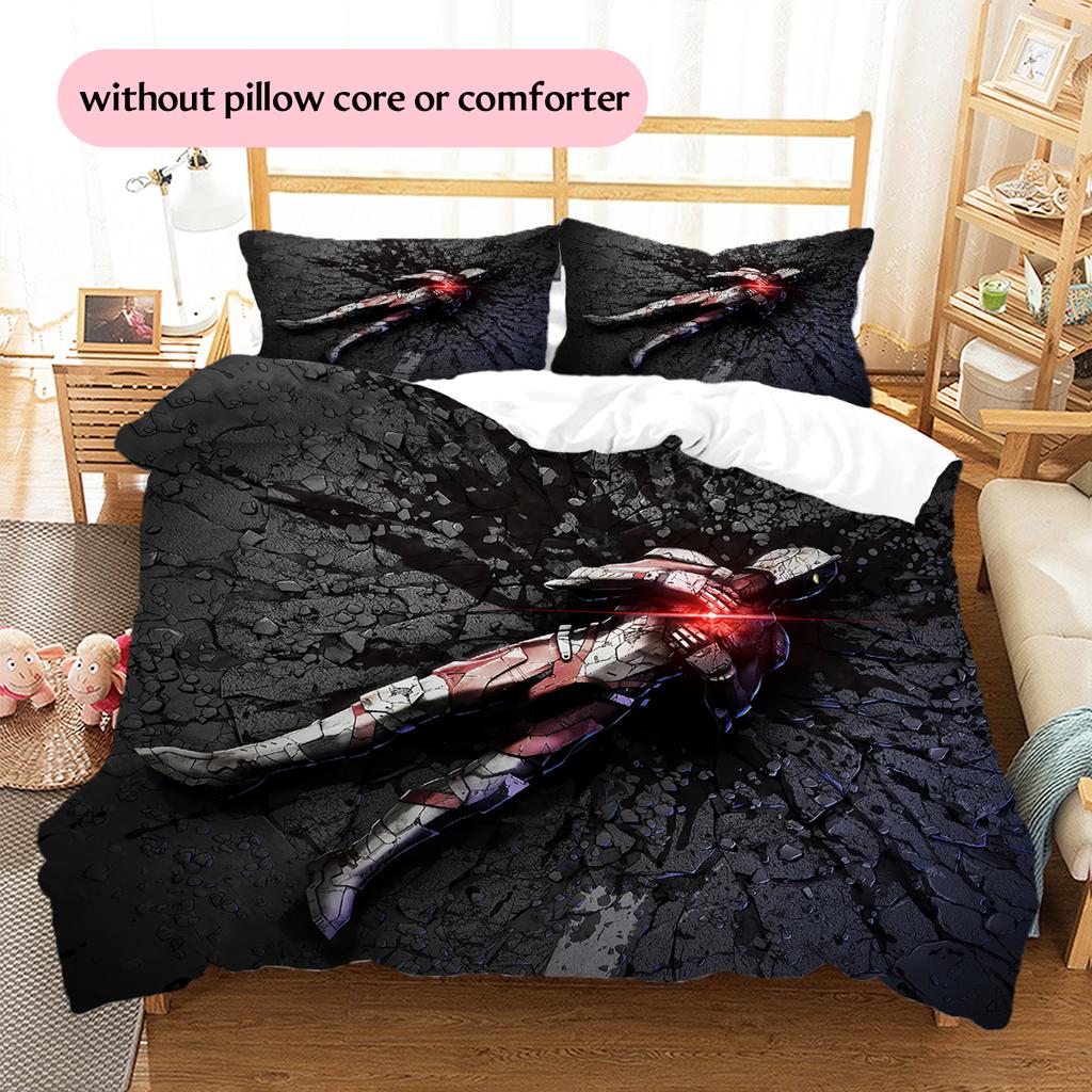 Ultraman Hauptheld Kunst Bettwäsche Set, Ikonische Charakter Schlafzimmer Dekoration, Premium Haus Ornament Geschenk.chl