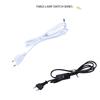 6FT/1.8M EU Plug LED Tube Power Extension Cable Desk Lamp Power Cord with On/Off Switch LED Light Fixture Cable Drop Shipping