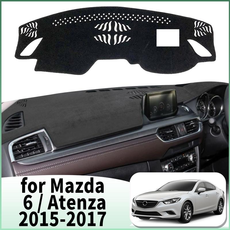 fit for Mazda 6 GL Atenza 2015 2016 2017 Car Dashmat Accessories Dashboard Cover Pad DashMat Sunshade Protective Carpet