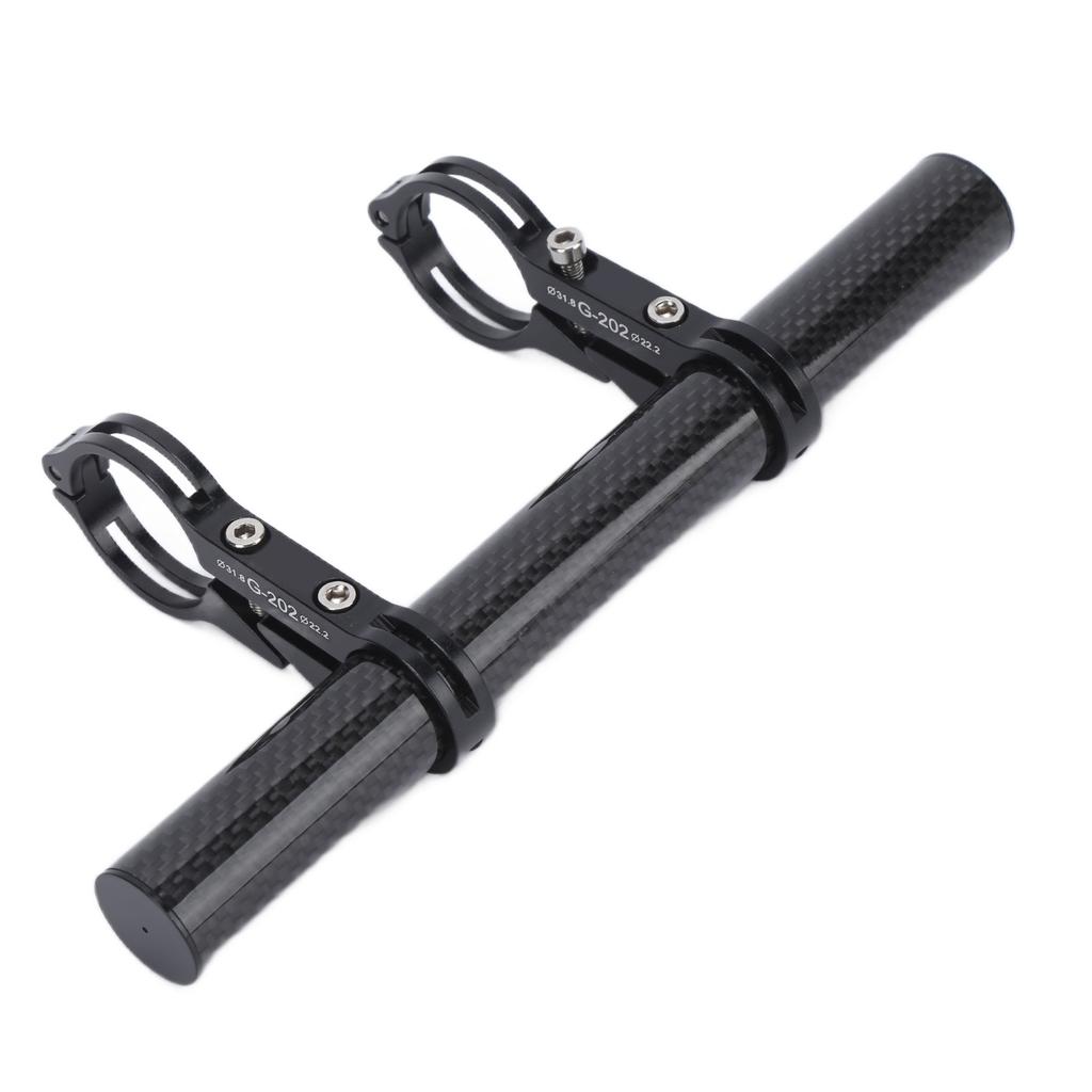 Bike Handlebar Extender 202 Double Rod Carbon Fiber MultiFunction Expansion Bicycle Lamp Holder