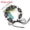 Waist Belt Bohemian For Women With Heart Decor And Gold Buckle For Wear Casual