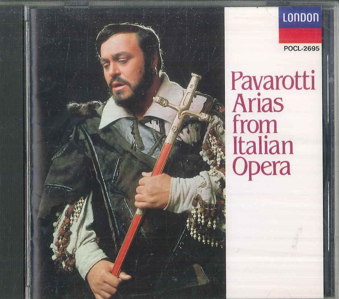 

CD LUCIANO PAVAROTTI Arias From Italian Opera POCL2695 LONDON 1991 Japan Classical Used