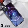 Universe Starry Sky Funda Case for iphone 17 Pro Max Air 16 15 14 13 Pro Max 15 16 Pro 15Plus Tempered Glass Coque